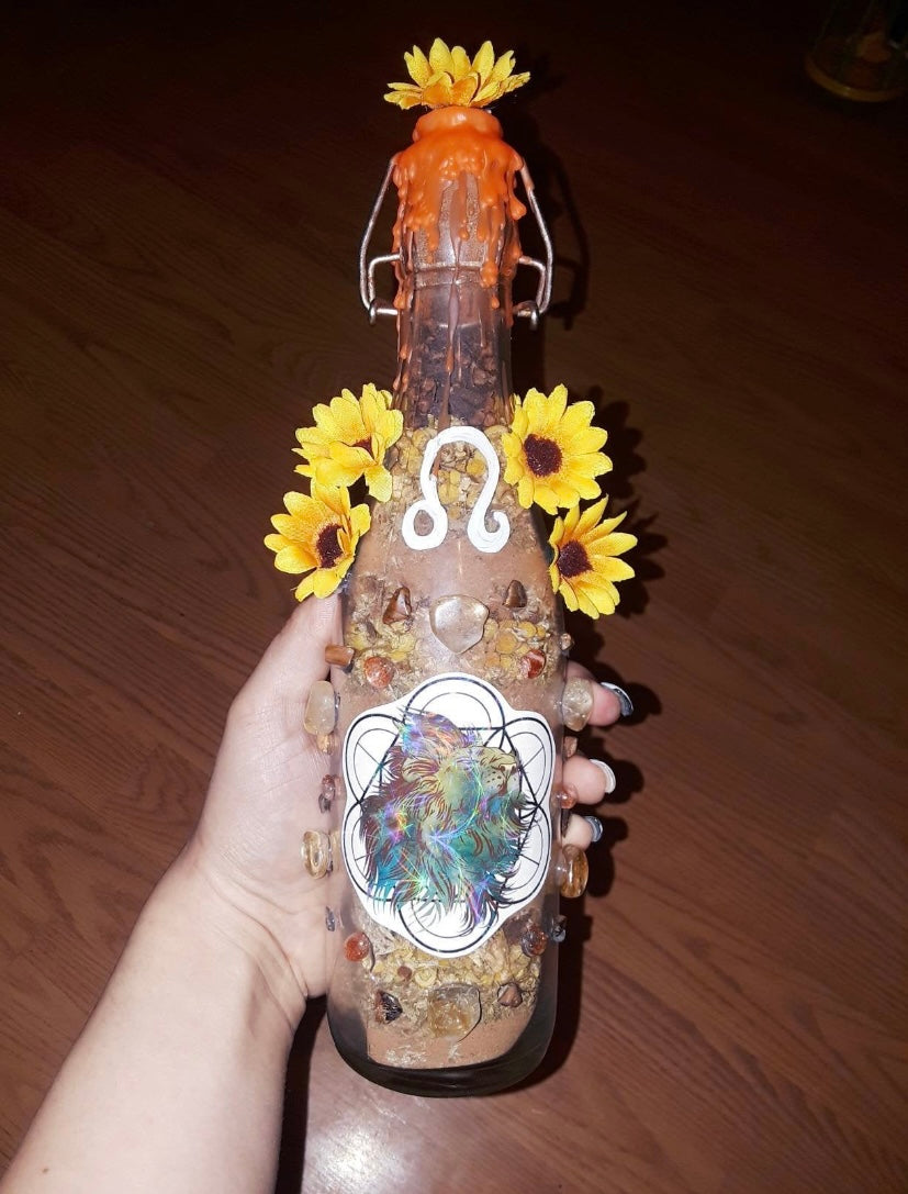 Custom Witch Bottle by The Call of the Craft