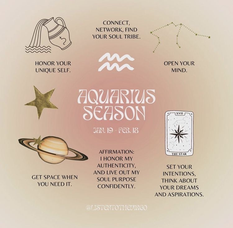 Aquarius Season - Credit to @listentothevirgo