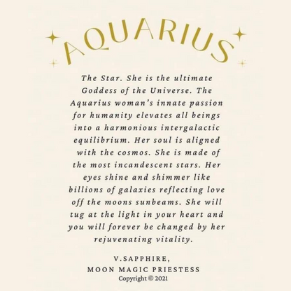 Aquarius Woman - Credit to Moon Magic Priestess