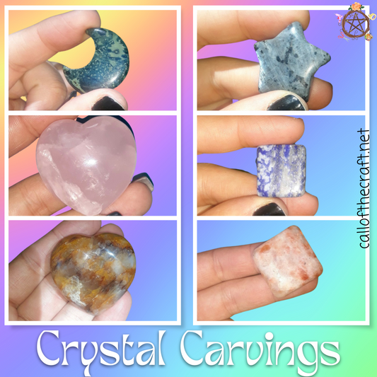 Assorted Crystal Carvings - The Call of the Craft