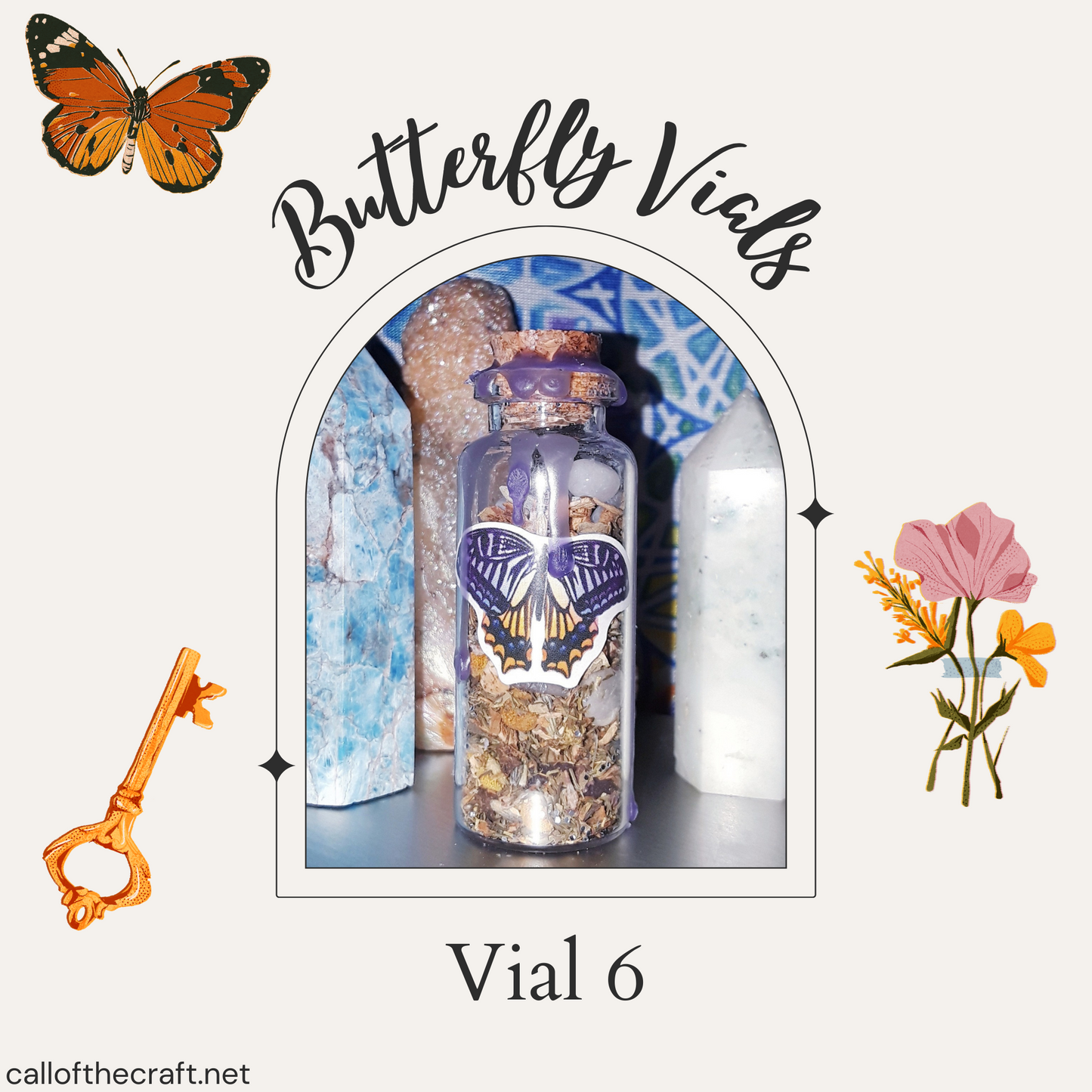Butterfly Vials, Vial 6 - The Call of the Craft