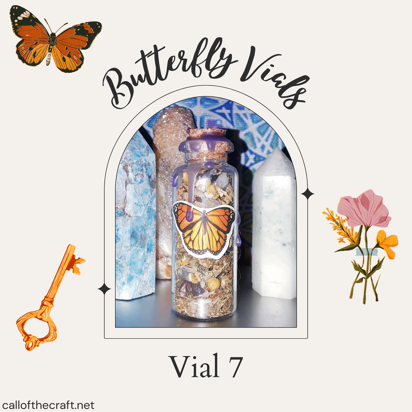 Butterfly Vials, Vial 7 - The Call of the Craft