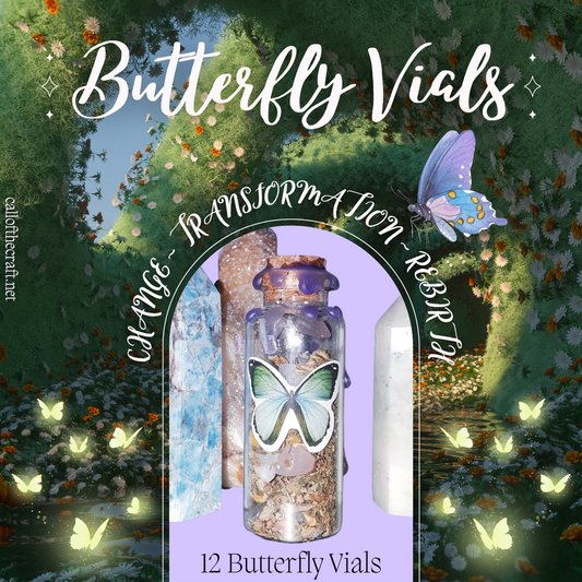 Butterfly Vials - The Call of the Craft