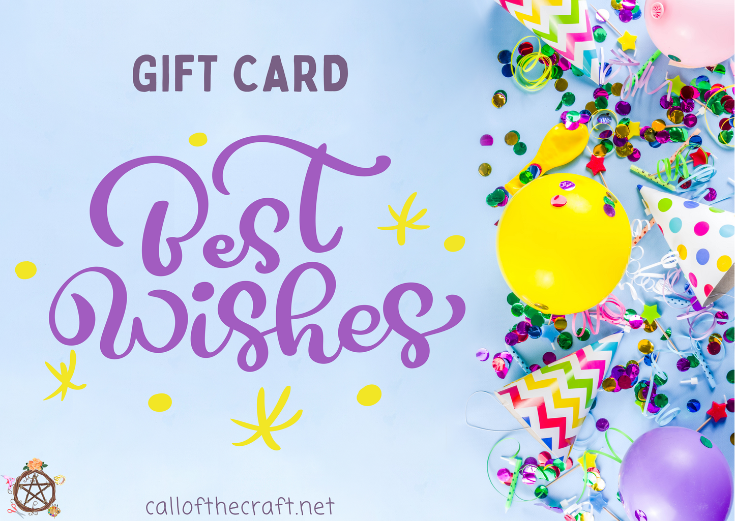 Best Wishes Gift Card - The Call of the Craft