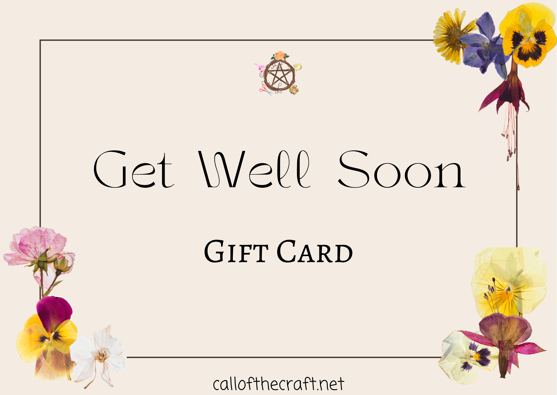 Get Well Gift Card - The Call of the Craft