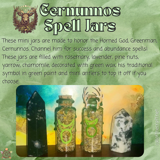 Cernunnos Spell Jars - The Call of the Craft