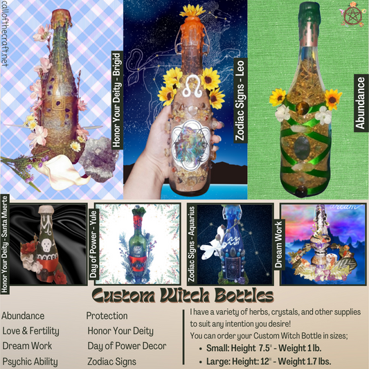Custom Witch Bottles - The Call of the Craft