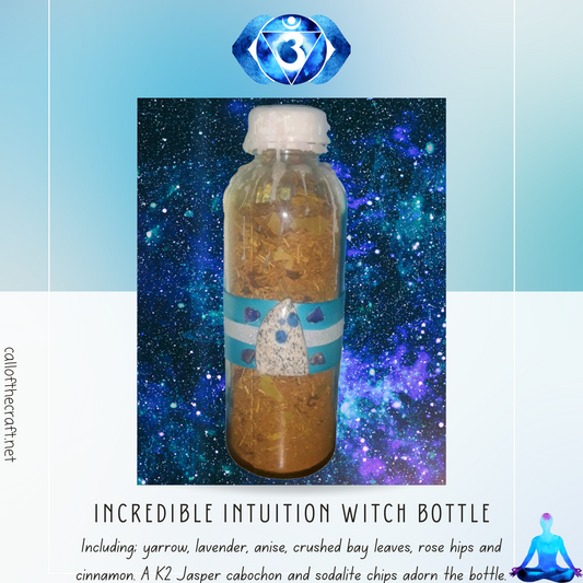 Incredible Intuition Witch Bottle - The Call of the Craft