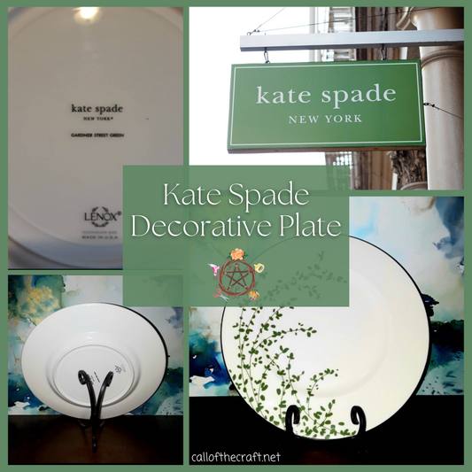 Kate Spade Decorative Plate - The Call of the Craft