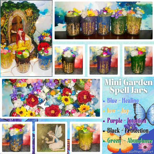 Mini Garden Spell Jars - The Call of the Craft