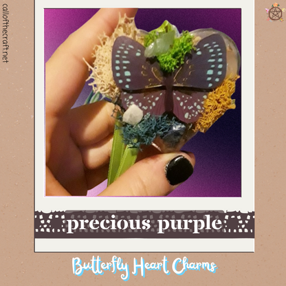 Butterfly Charms, Precious Purple - The Call of the Craft